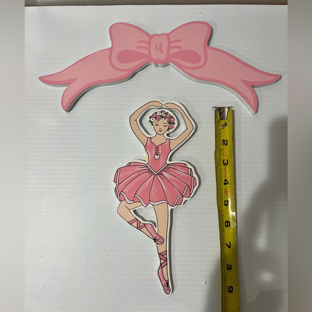 Ballet wood appliqué